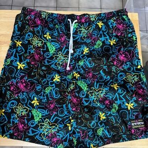 Disney Lilo & Stitch Hawaiian Shorts Men's Size Large